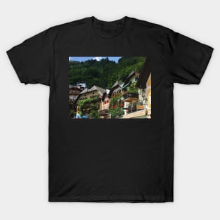 Mountain Houses in Hallstatt Austria T-Shirt